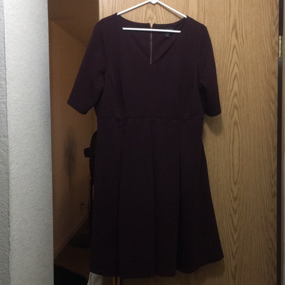 Lane Bryan Fit and Flare Dress with Pockets